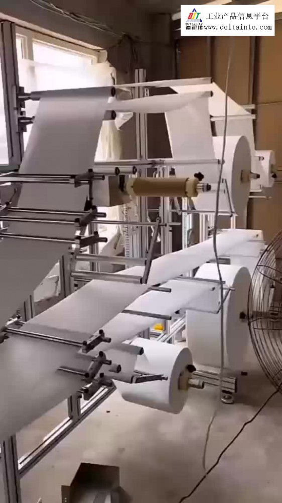 Safety protection products production line, this is a mask production line from China