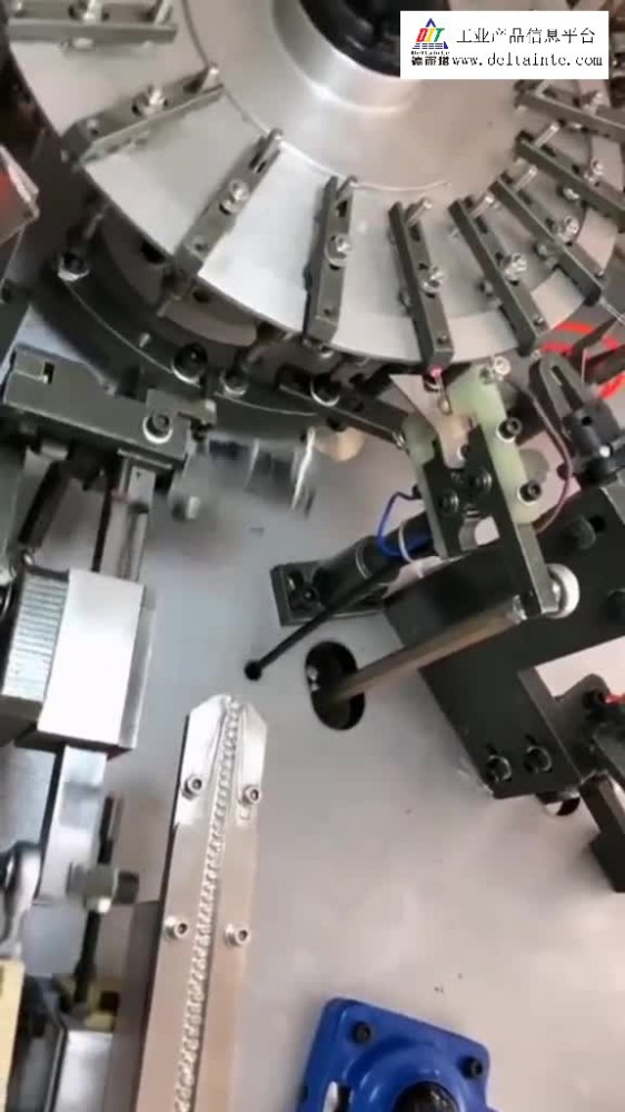 This is a video of an LED strip automatic soldering and assembly machine from China.